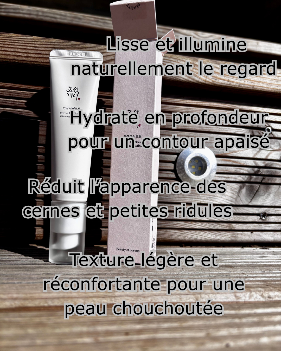 Sérum contour des yeux coréen – Regard lisse & lumineux