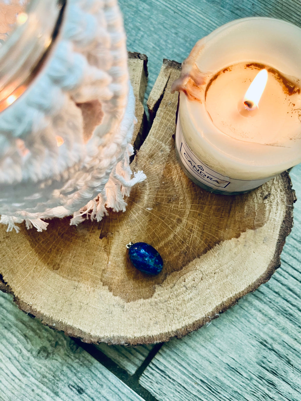 Pendentif Lapis-Lazuli Naturel – Élégance & Sérénité