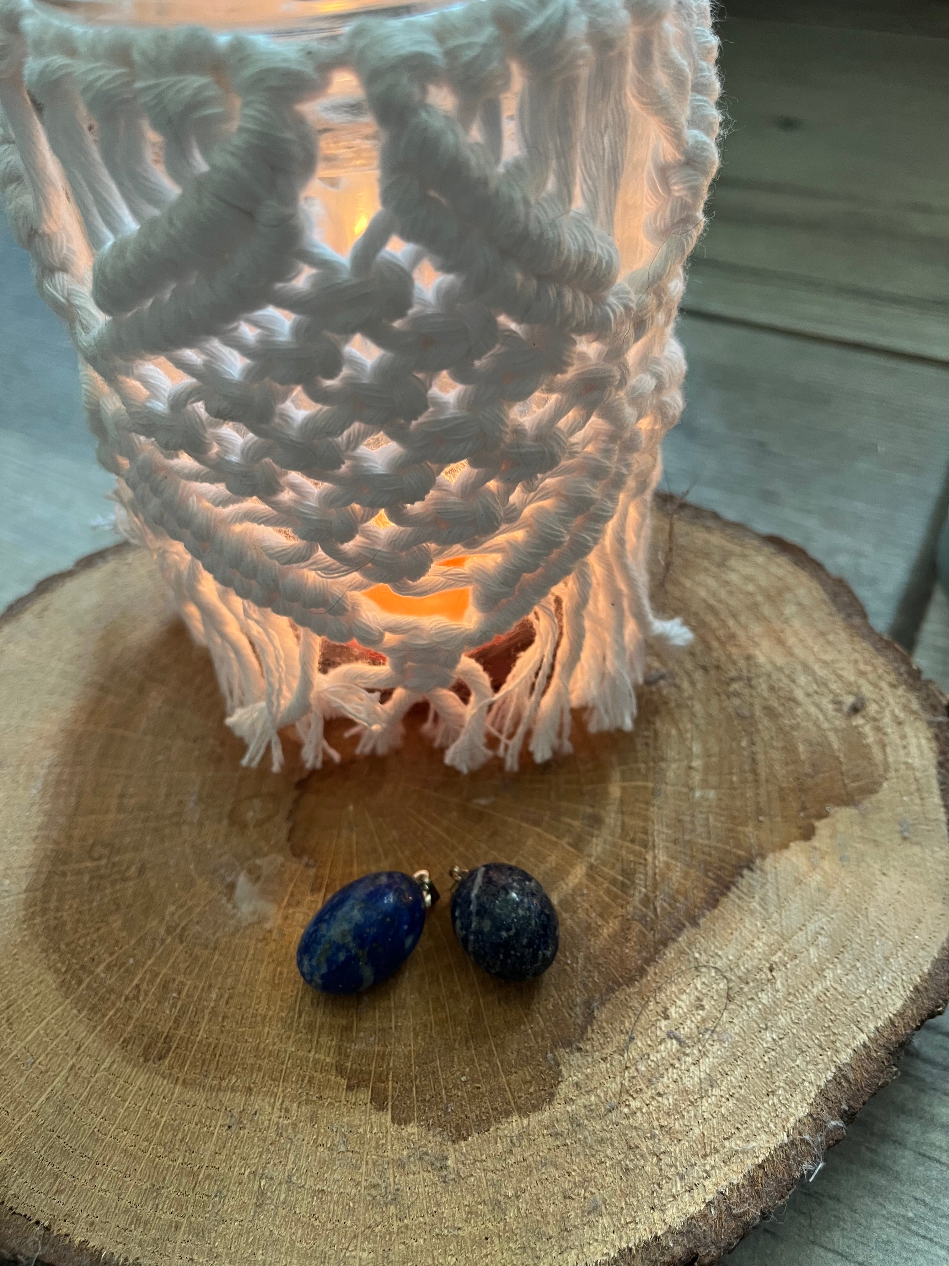 Pendentif Lapis-Lazuli Naturel – Élégance & Sérénité